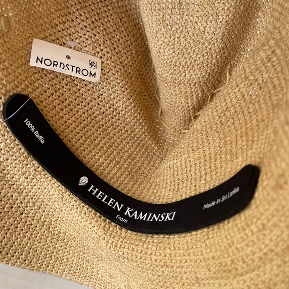NEW HELEN KAMINSKI Packable Raffia Fedora Hat - Picture 9 of 12